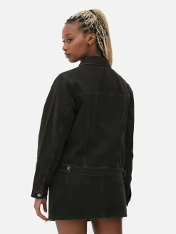 Denim|Manteaux Et Vestes|Primark Veste En Jean Noir