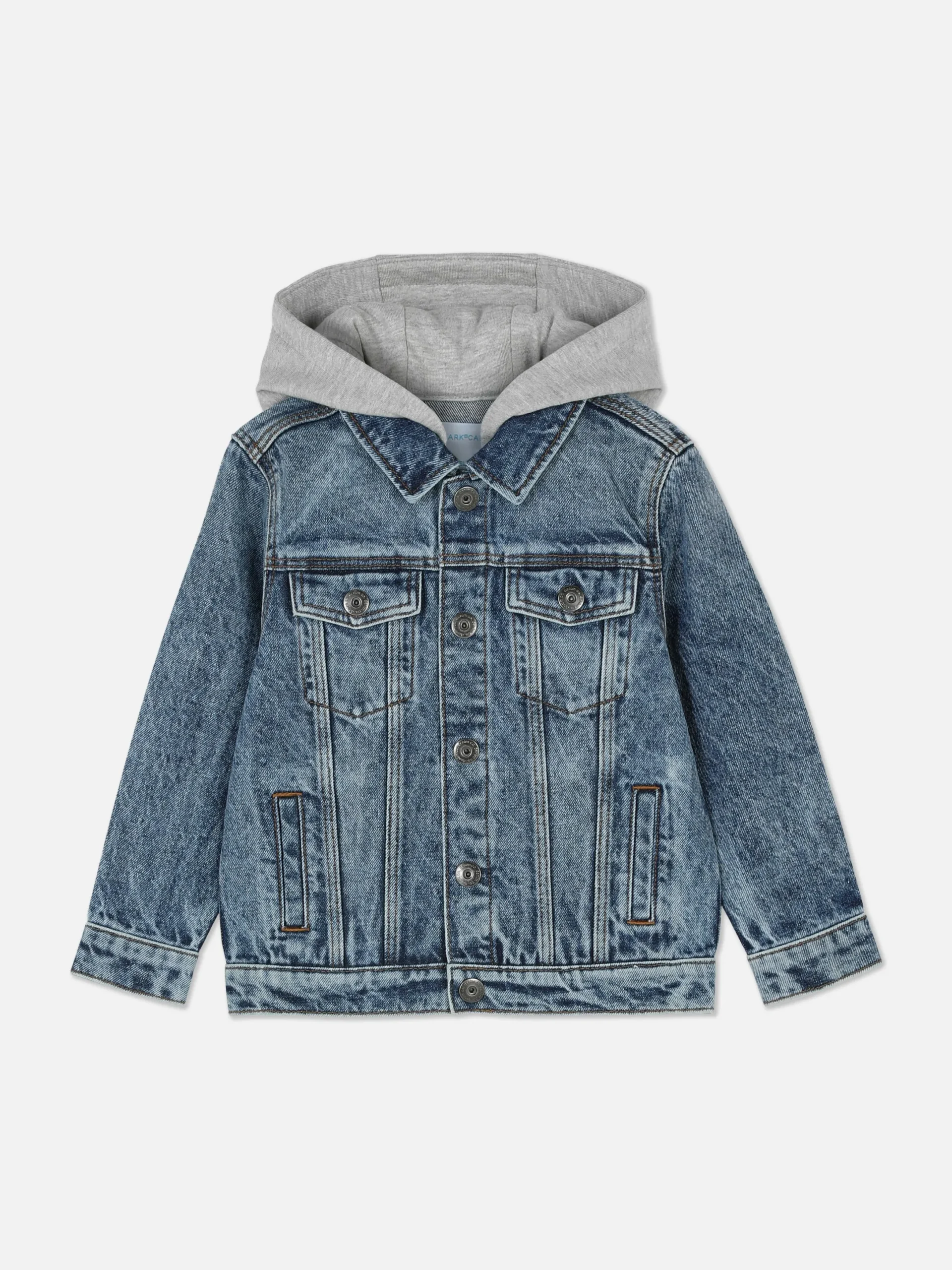 Manteaux Et Vestes|Primark Veste En Jean à Capuche Bleu