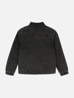 Manteaux Et Vestes|Primark Veste En Jean à Revers Noir