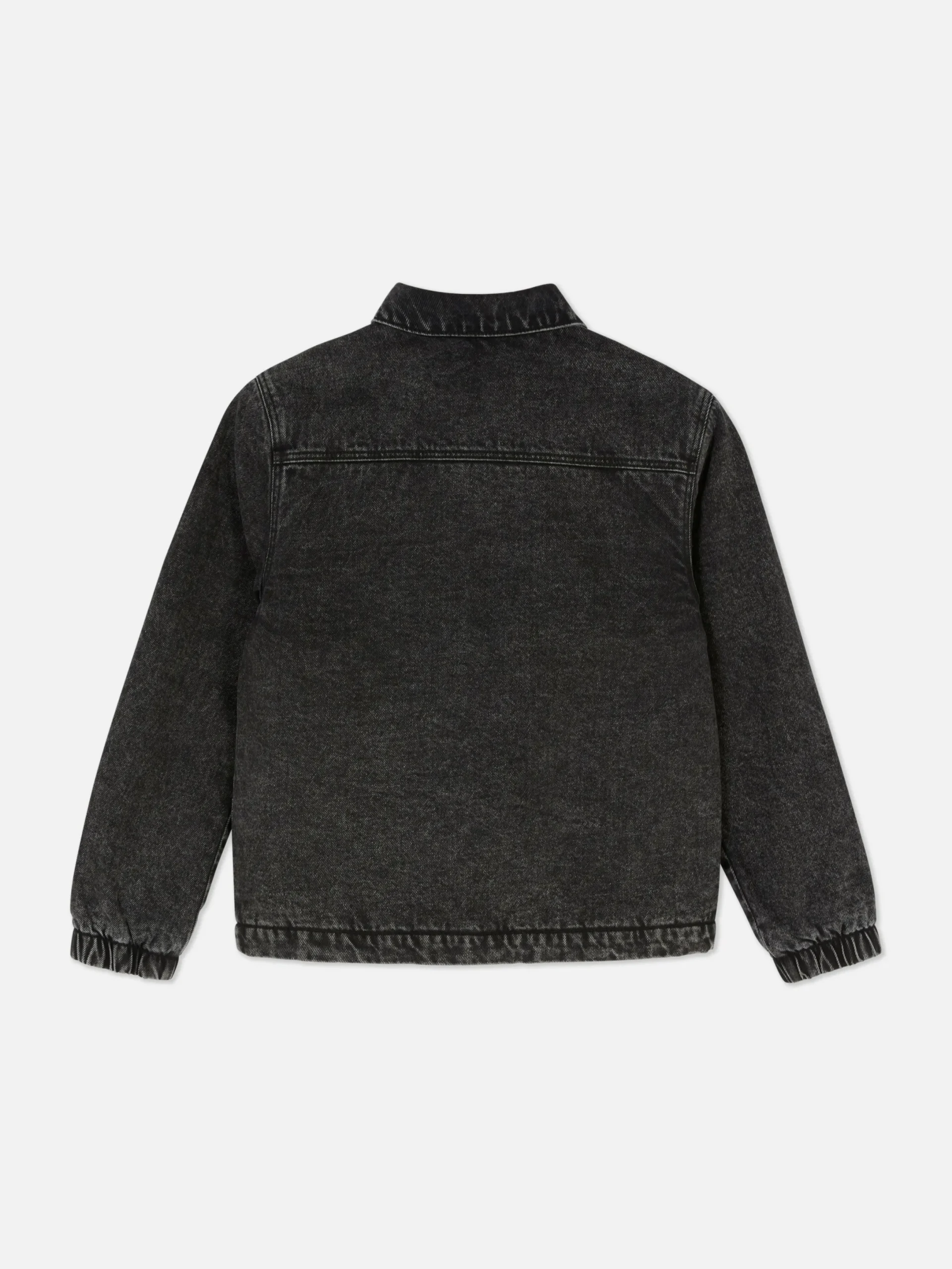 Manteaux Et Vestes|Primark Veste En Jean à Revers Noir