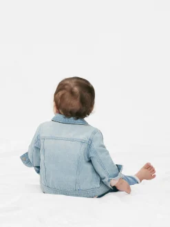 Manteaux Et Vestes|Primark Veste En Jean Délavé Bleu