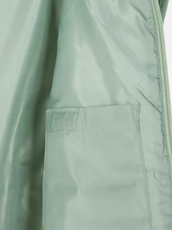 Manteaux Et Vestes|Primark Veste Rembourrée Et Zippée Sans Manches Vert clair