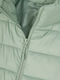 Manteaux Et Vestes|Primark Veste Rembourrée Et Zippée Sans Manches Vert clair
