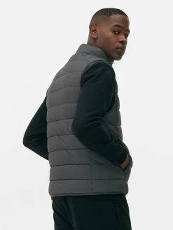 Manteaux Et Vestes|Primark Veste Rembourrée Et Zippée Sans Manches Anthracite