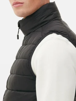 Manteaux Et Vestes|Primark Veste Rembourrée Légère Sans Manches Noir