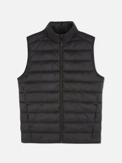 Manteaux Et Vestes|Primark Veste Rembourrée Légère Sans Manches Noir