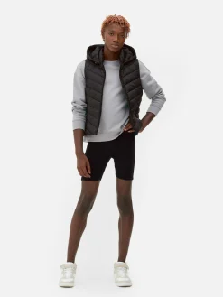 Manteaux Et Vestes|Primark Veste Sans Manche à Capuche Noir