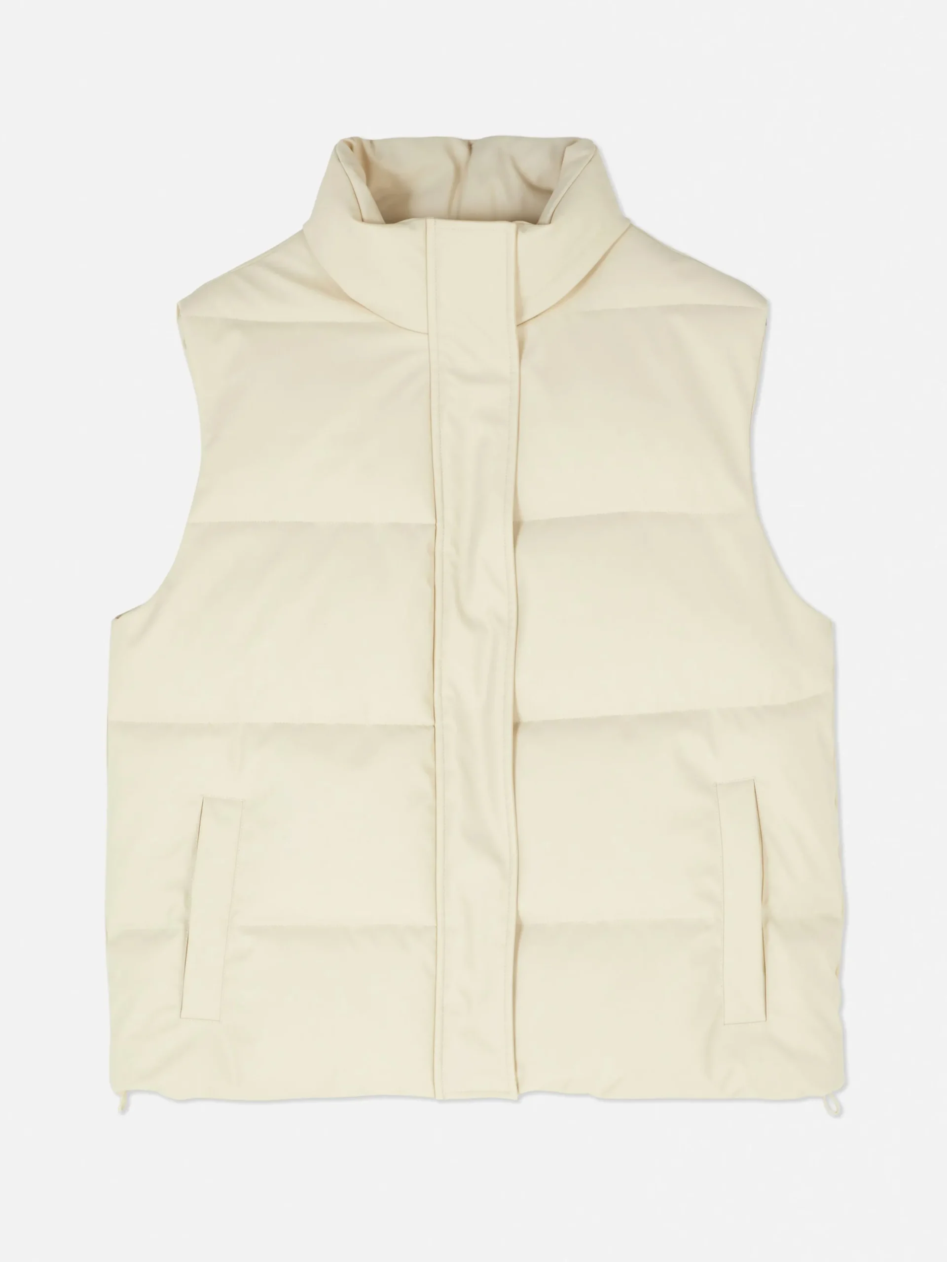 Manteaux Et Vestes|Primark Veste Sans Manche Rembourrée Grège