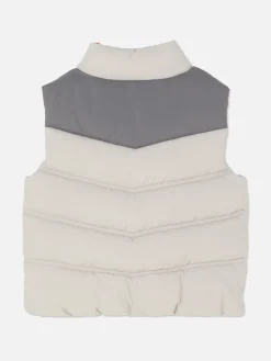 Manteaux Et Vestes|Primark Veste Sans Manches Color Block Gris