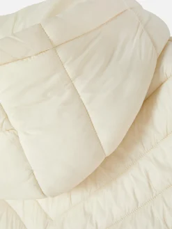 Manteaux Et Vestes|Primark Veste Sans Manches Longue Matelassée Crème