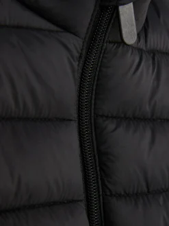 Manteaux Et Vestes|Primark Veste Sans Manches Rembourrée Zippée Noir