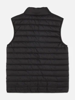 Manteaux Et Vestes|Primark Veste Sans Manches Rembourrée Zippée Noir