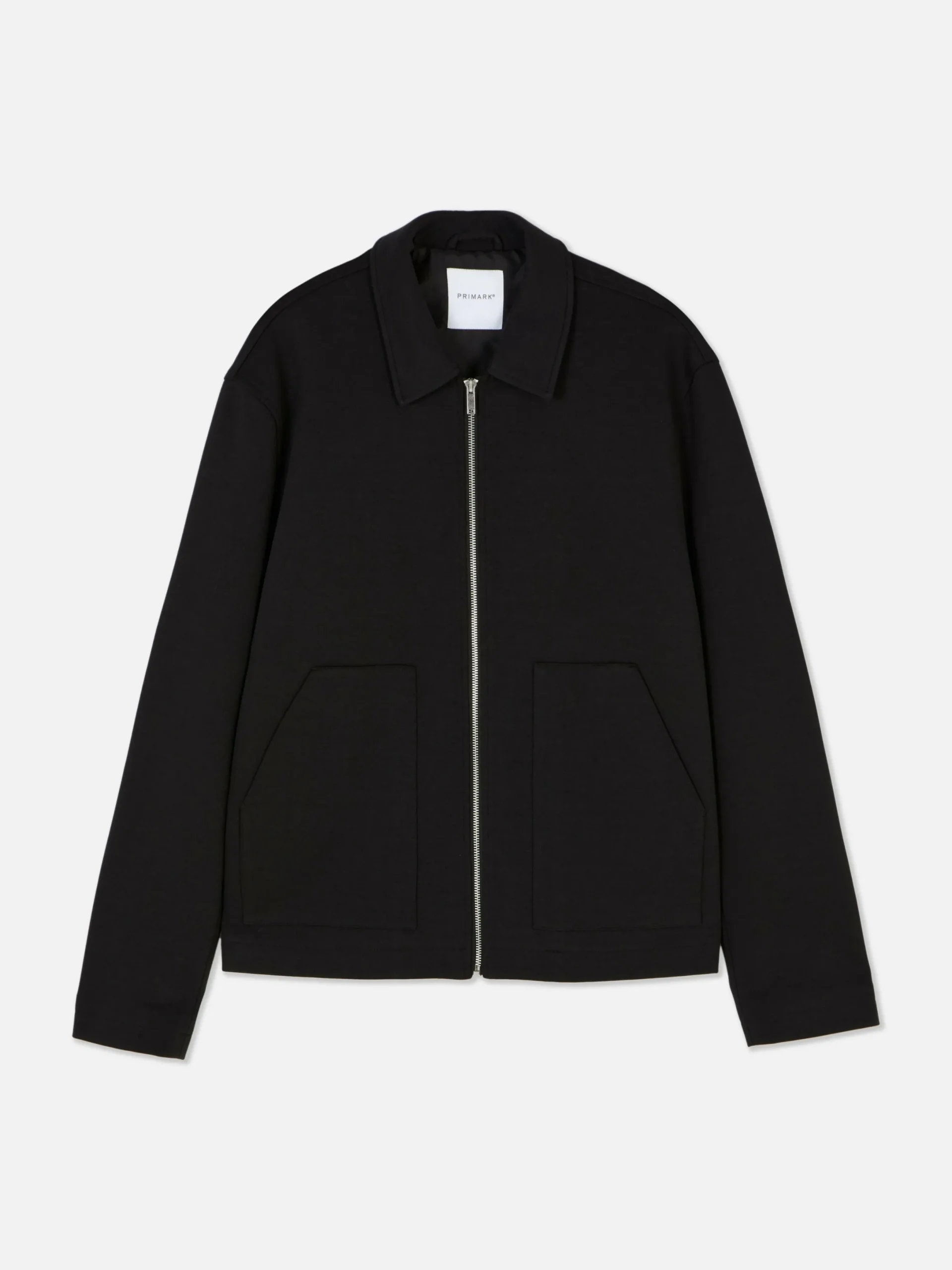 Manteaux Et Vestes|Primark Veste Zippée En Jersey Kem Noir